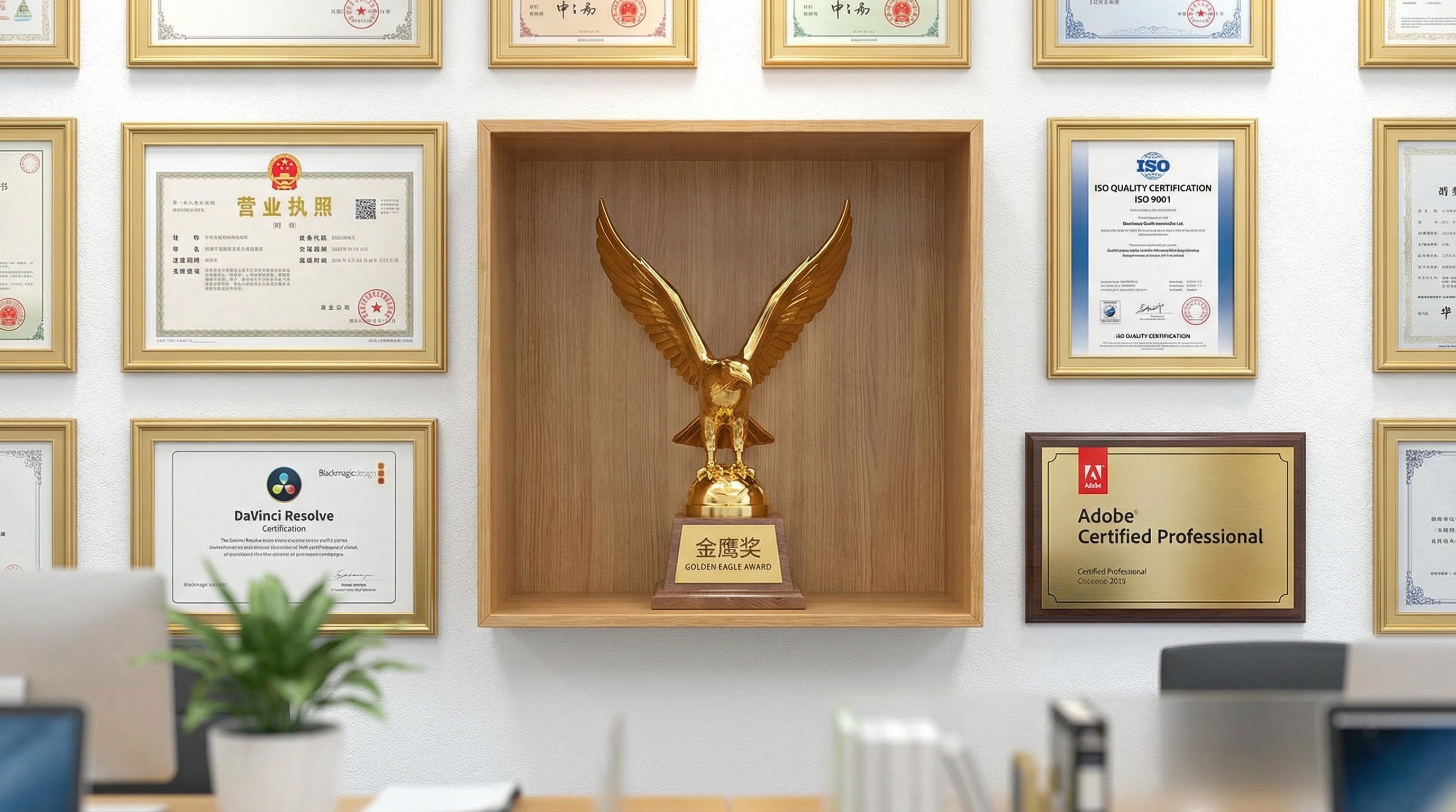 幼儿视频小车拉大马公司认证证书